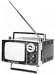 1962.4 / Sony / Black and white TV / TV5-303 (world's first micro TV) / 52,000 yen