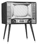 1958.4 / Sanyo / Black and white TV / 14-E1 / 73,500 yen
